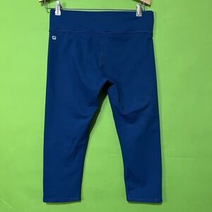 Medium Fabletics Blue Leggings Womens Stretch Athletic Pants Fitness Yoga